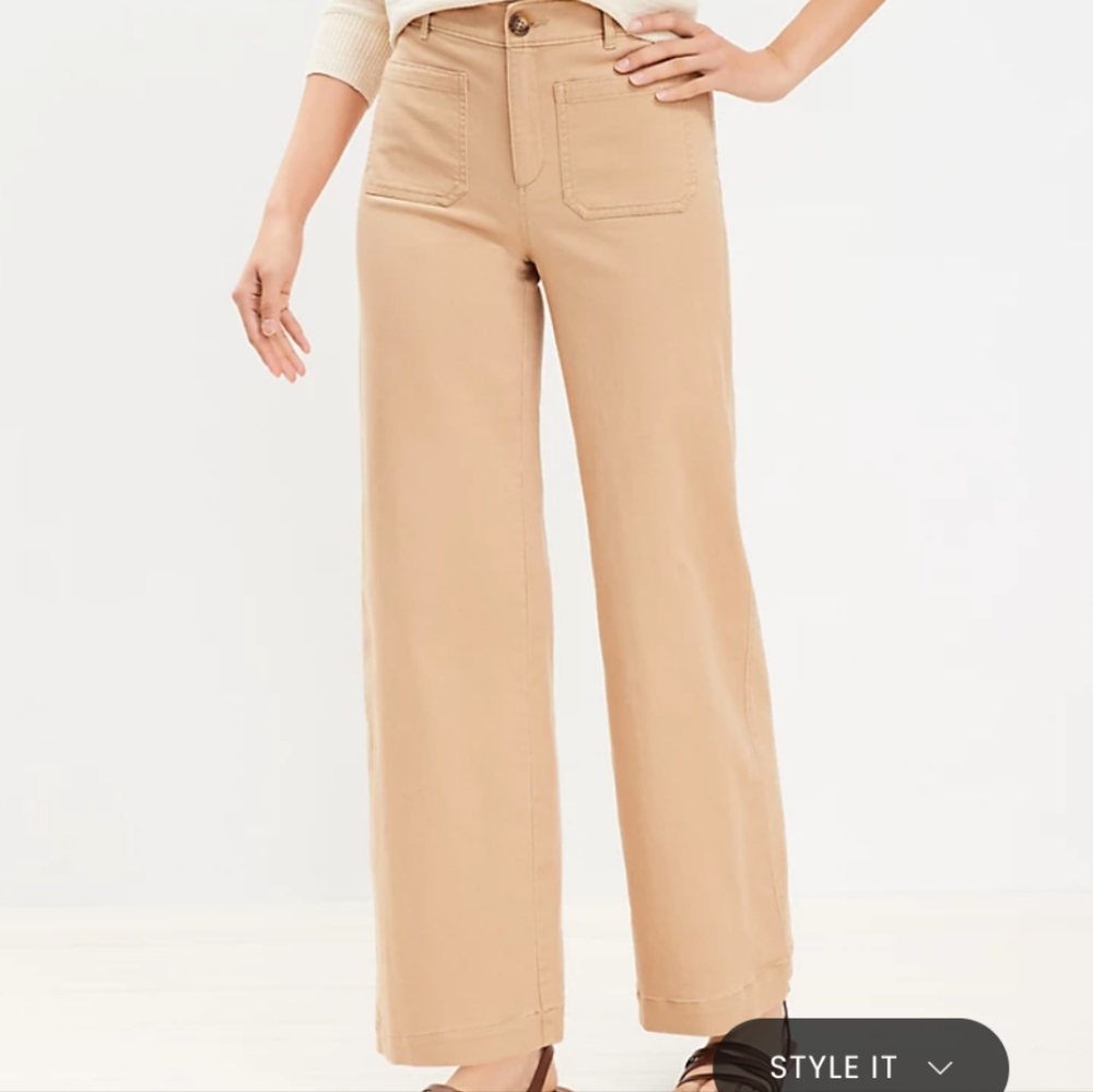 Loft wide leg pant